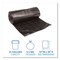 Boardwalk 33 Gallon 0.5 mil 33 in. x 39 in. Perforated Roll Low-Density Waste Can Liners - Black (25 Bags/Roll, 8 Rolls/Carton)